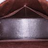 Hermes Kelly 35 cm handbag in brown ostrich leather - Detail D3 thumbnail