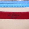 Valentino Rockstud Lock shoulder bag in blue leather - Detail D4 thumbnail