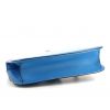 Bolso bandolera Valentino Rockstud Lock en cuero azul - Detail D5 thumbnail