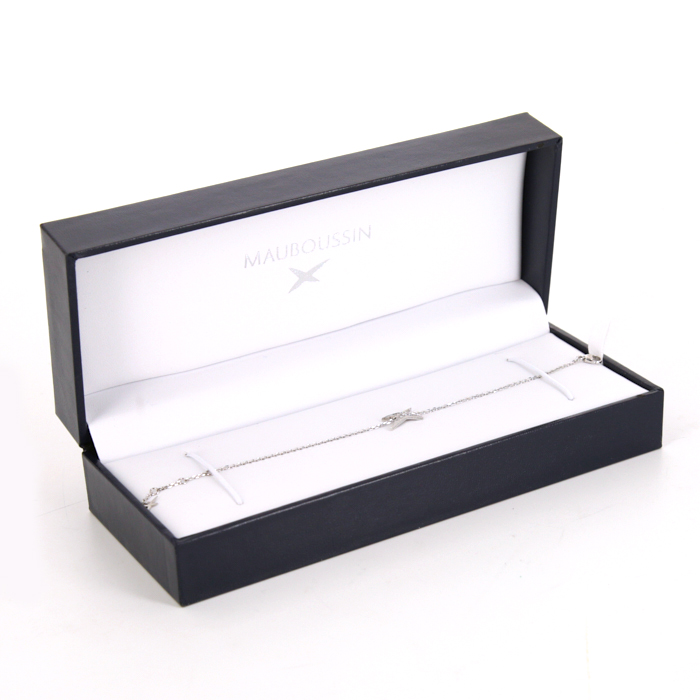 Bracciale Mauboussin Valentine For You in oro bianco e diamanti