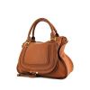 Chloé Marcie large model handbag in brown grained leather - 00pp thumbnail