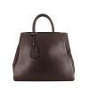Fendi 2 Jours handbag in brown leather - 360 thumbnail