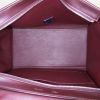 Bolso de mano Celine Trapeze modelo mediano en piel de pitón roja y cuero color burdeos - Detail D3 thumbnail