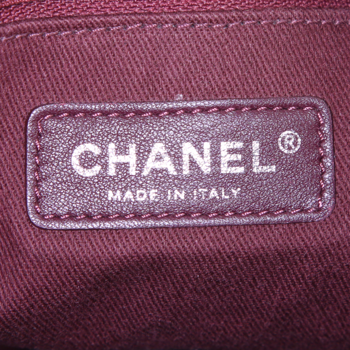 Borsa a tracolla Chanel   in pelle trapuntata nera - Detail D4