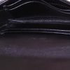 Portefeuille Saint Laurent en cuir matelassé chevrons noir - Detail D1 thumbnail