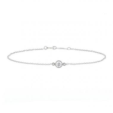 Brazalete Tiffany & Co Diamonds By The Yard en platino y diamante