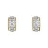 Buccellati hoop earrings in yellow gold,  white gold and diamonds - 00pp thumbnail