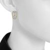 Buccellati hoop earrings in yellow gold,  white gold and diamonds - Detail D1 thumbnail