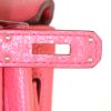 Borsa Hermes Birkin 35 cm in pelle togo rosa Jaipur - Detail D4 thumbnail
