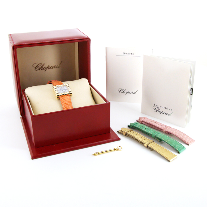 Chopard Ice Cube watch in yellow gold Ref:  12/7407 Circa  2000