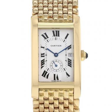 Cartier Tank Cintree watch in yellow gold Ref:  8012905 Circa  1990