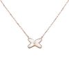 Chaumet Jeux de Liens necklace in pink gold,  mother of pearl and diamond - 00pp thumbnail