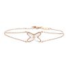 Chaumet Jeux de Liens bracelet in pink gold,  mother of pearl and diamond - 00pp thumbnail