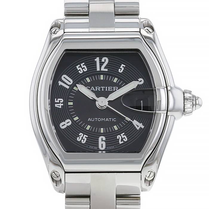 Buy Cartier Roadster 2723 White Gold Silver Dial Watches-sonthuy.vn