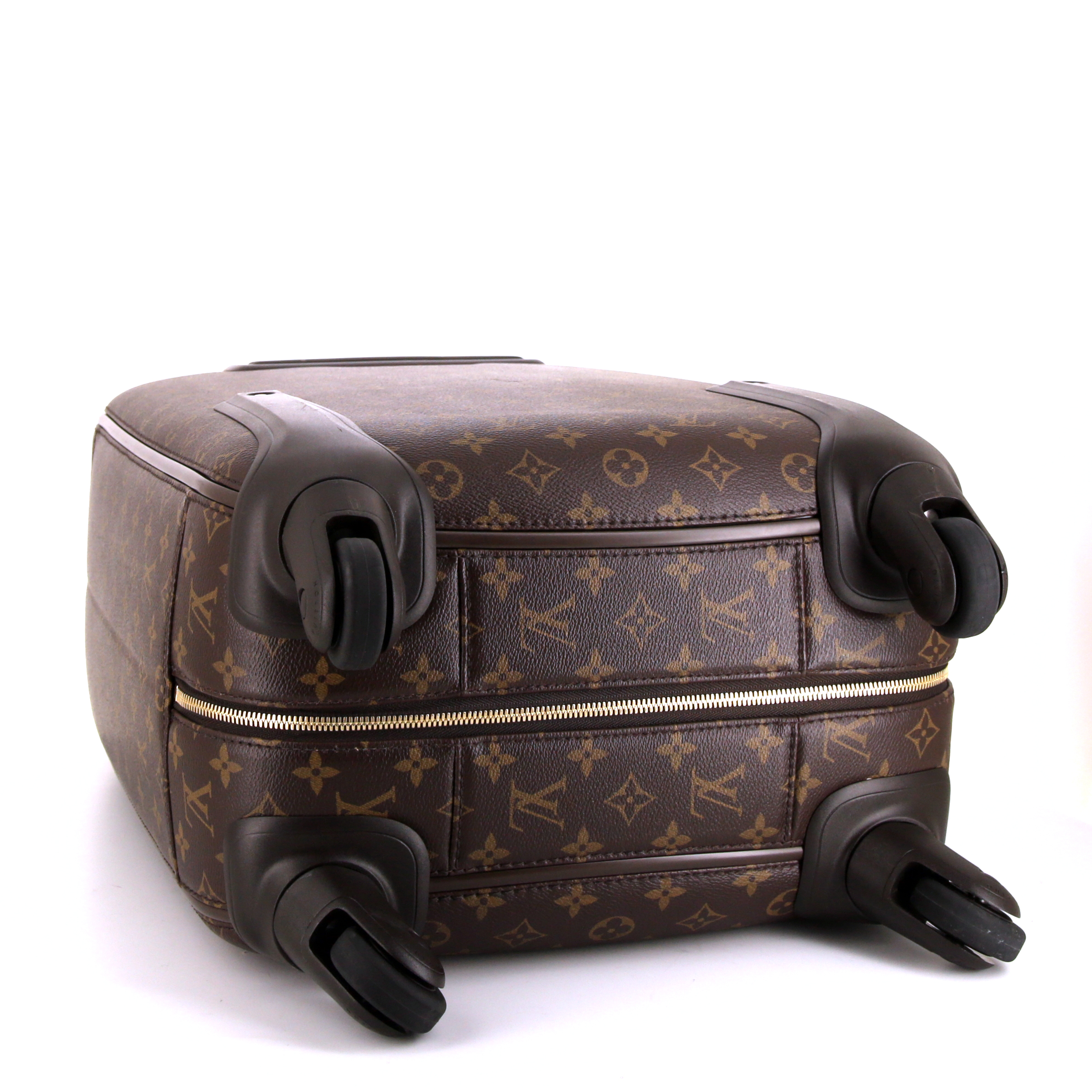 Maleta cabina Louis Vuitton Zephyr en lona Monogram marrón - Detail D4