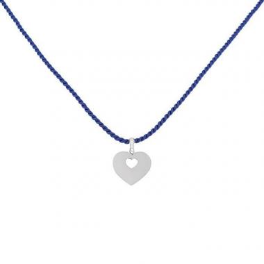 Colgante Poiray Coeur Secret modelo mediano en oro blanco y diamantes Colgante Poiray Coeur Secret modelo mediano en oro blanco y diamantes