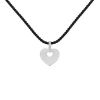 Poiray Coeur Secret medium model pendant in white gold and diamonds - 00pp thumbnail