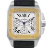Cartier Santos-100 watch in gold and stainless steel Ref:  2740 Circa  2010 - 00pp thumbnail