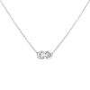 Fred Chance Infinie medium model necklace in white gold and diamonds - 00pp thumbnail