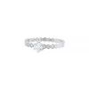 Chaumet Bee my Love solitaire ring in white gold and diamonds - 00pp thumbnail