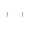 Chaumet Liens Evidence small hoop earrings in pink gold and diamonds - 00pp thumbnail
