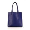 Marc Jacobs shopping bag in royal blue leather - 360 thumbnail
