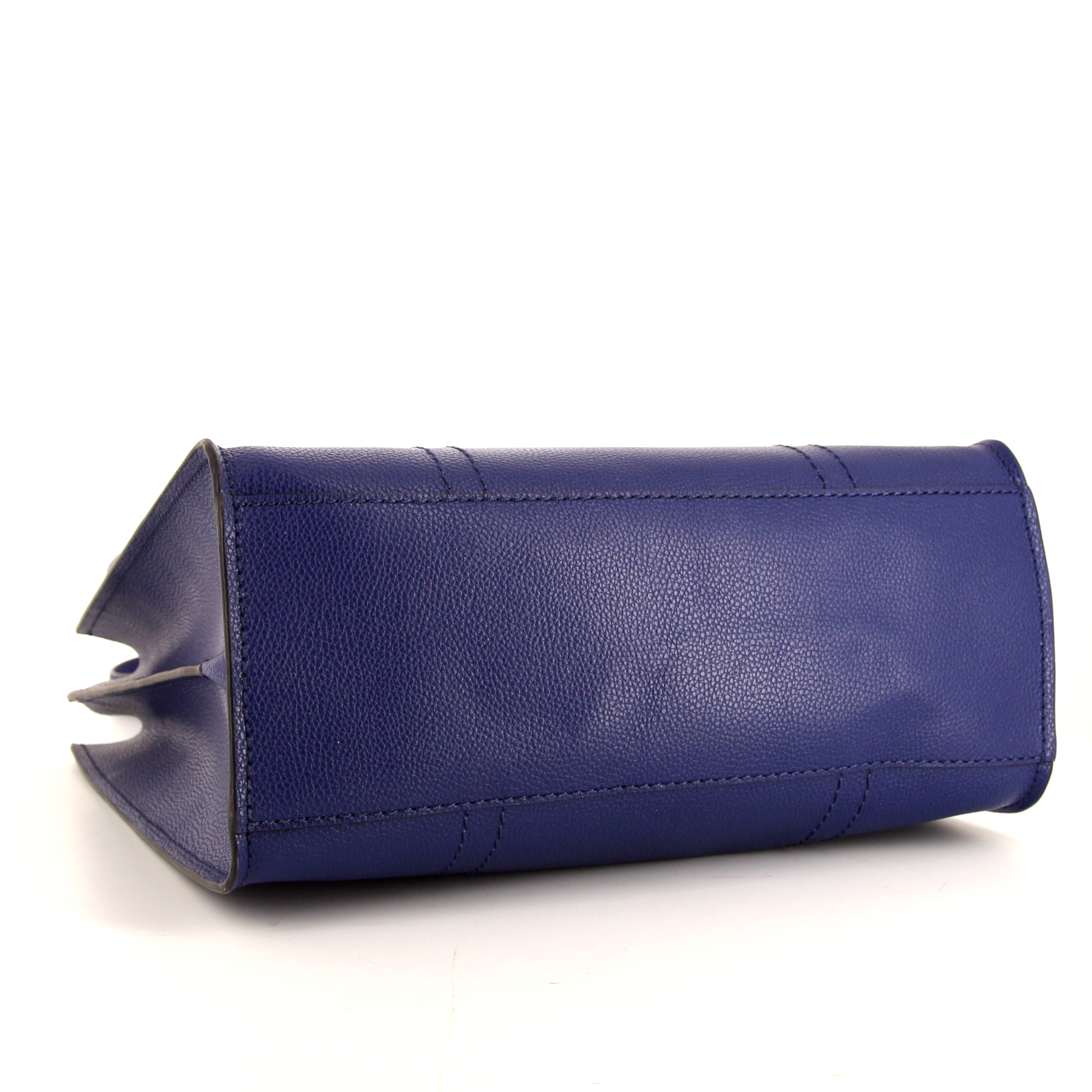 Sac cabas Marc Jacobs en cuir bleu-roi - Detail D4
