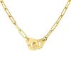 Dinh Van Menottes R12 necklace in yellow gold - 00pp thumbnail