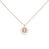 Messika Lucky Move necklace in pink gold and diamonds - 00pp thumbnail