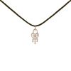 Poiray small model pendant in pink gold and diamonds - 00pp thumbnail