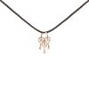 Poiray large model pendant in pink gold and diamonds - 00pp thumbnail