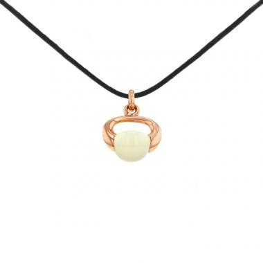 Pendentif Pomellato Luna en or rose et pierre de lune
