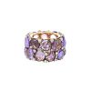 Pomellato Lulu ring in pink gold,  amethyst and diamonds - 00pp thumbnail