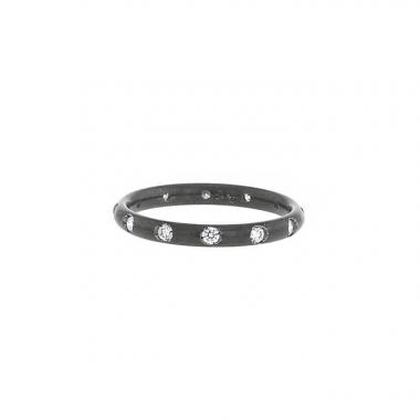 Bague Pomellato Lucciole en titane et diamants