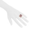 Anello Pomellato Sabbia in oro rosa,  zaffiri rosa e diamanti - Detail D1 thumbnail