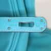 Borsa Hermes Birkin 35 cm in pelle togo blu Lagon - Detail D4 thumbnail