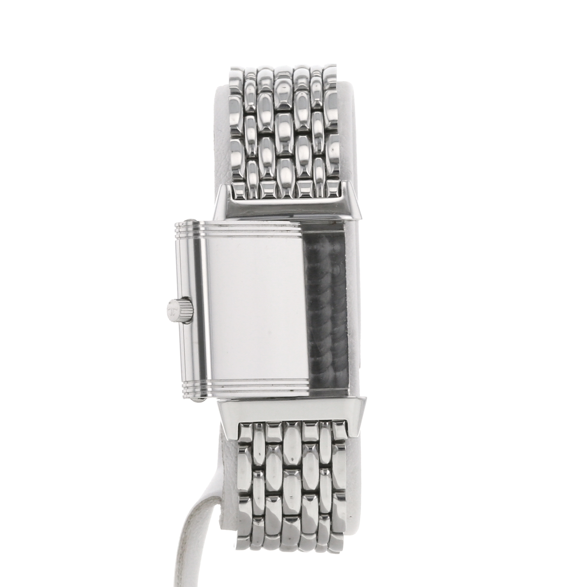 Jaeger-LeCoultre Reverso Lady watch in stainless steel Ref: 260.8.86 Circa 2000 - Detail D1