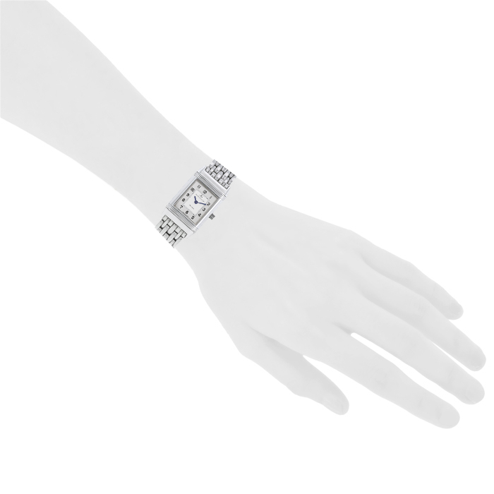 Montre Jaeger-LeCoultre Reverso Lady en acier Ref : 260.8.86 Vers 2000 - Detail D2
