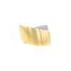 Vhernier Tourbillon ring in yellow gold,  white gold and diamonds - 00pp thumbnail