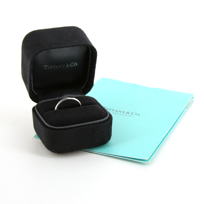 Alianza Tiffany & Co en platino - Detail D2