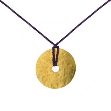 Pendentif Dinh Van Pi Chinois grand modèle en or jaune 24 carats