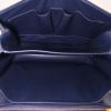 Céline Classic Box shoulder bag in navy blue box leather - Detail D2 thumbnail