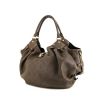 Louis Vuitton L handbag in grey mahina leather - 00pp thumbnail