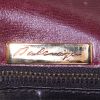 Balenciaga Vintage shoulder bag in burgundy leather - Detail D3 thumbnail