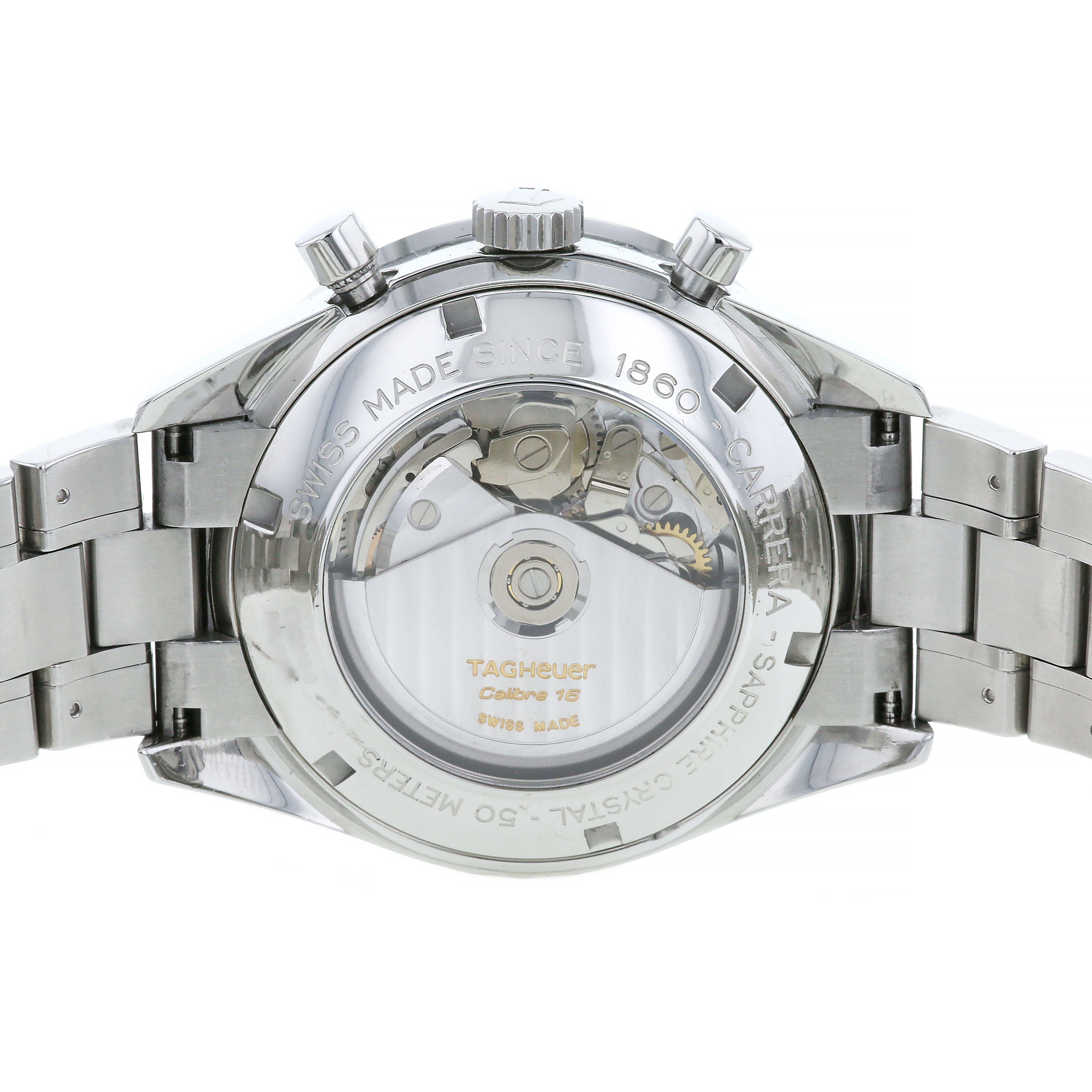 Montre TAG Heuer Carrera Automatic en acier Ref :  CV2010-0 Vers  2010 - Detail D2