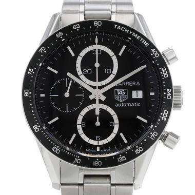 Montre TAG Heuer Carrera Automatic en acier Ref :  CV2010-0 Vers  2010