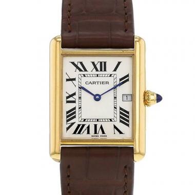 Cartier Tank  large model watch in yellow gold Ref:  2441 Circa  2000