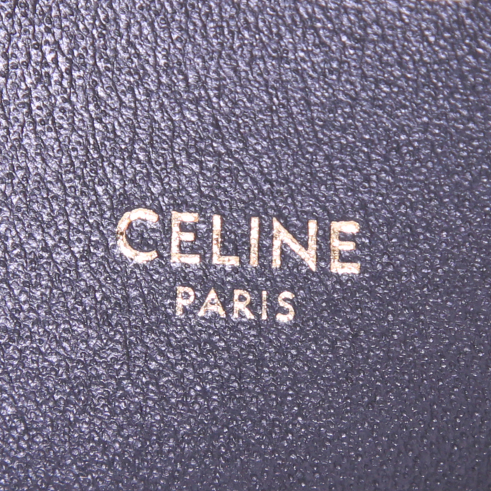 Sac bandoulière Celine C Bag moyen modèle en cuir noir - Detail D4