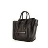 Celine Luggage Micro handbag in black leather - 00pp thumbnail