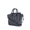 Bolso bandolera Celine Luggage en cuero granulado azul - 00pp thumbnail